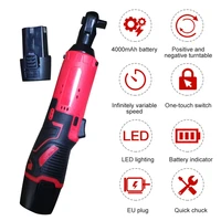 electric wrench ratchet rechargeable scaffolding right angle wrench tools with 18v battery charger kit