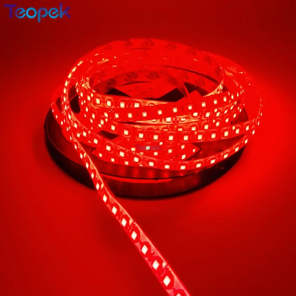 5 м 2835 3528 SMD Светодиодная лента 600 светодиодов 12 в 120 светодиодов/м гибкая