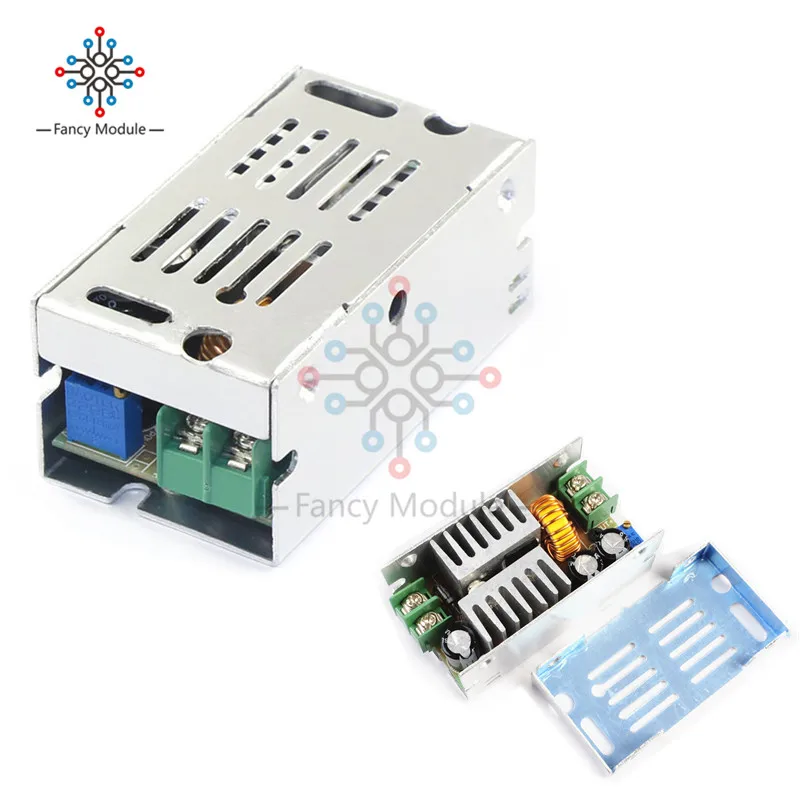 12A 200 Вт Регулируемый понижающий преобразователь DC-DC модуль 4 5-30 в до 0 8-32 В |