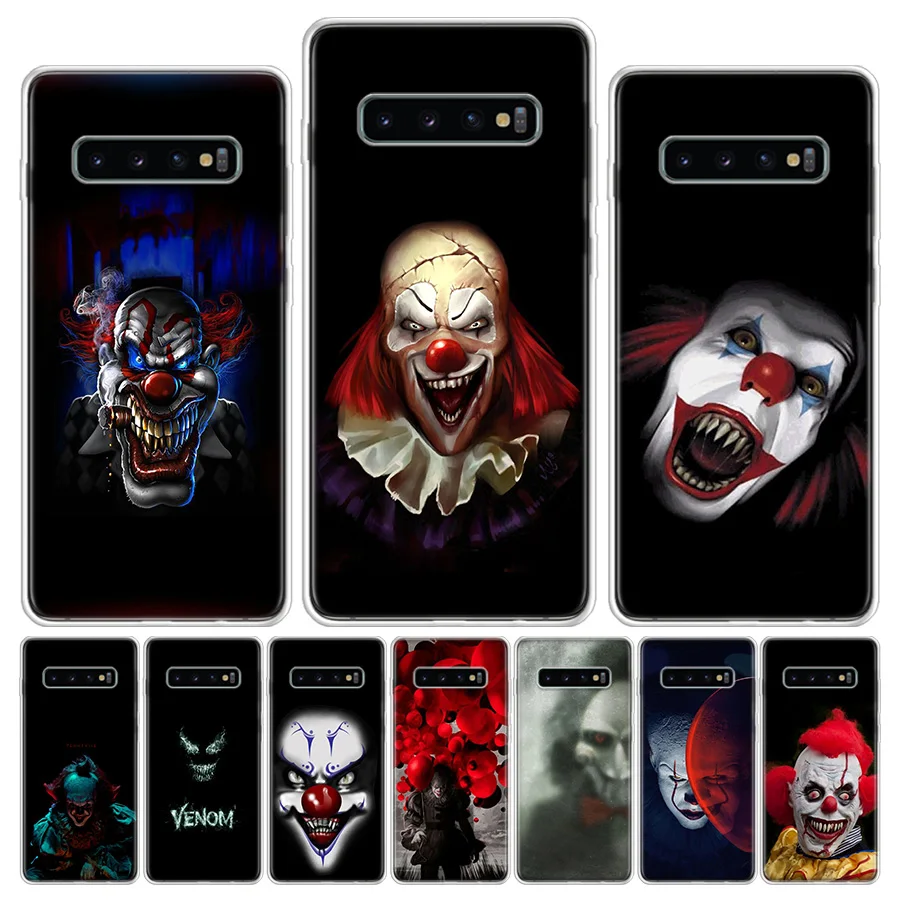 Чехол для телефона Killer клоунов Samsung Galaxy S6 S7 S8 S9 S10 S10E S20Ultra Plus Lite J4 J6 J8Plus Note 8 9 10