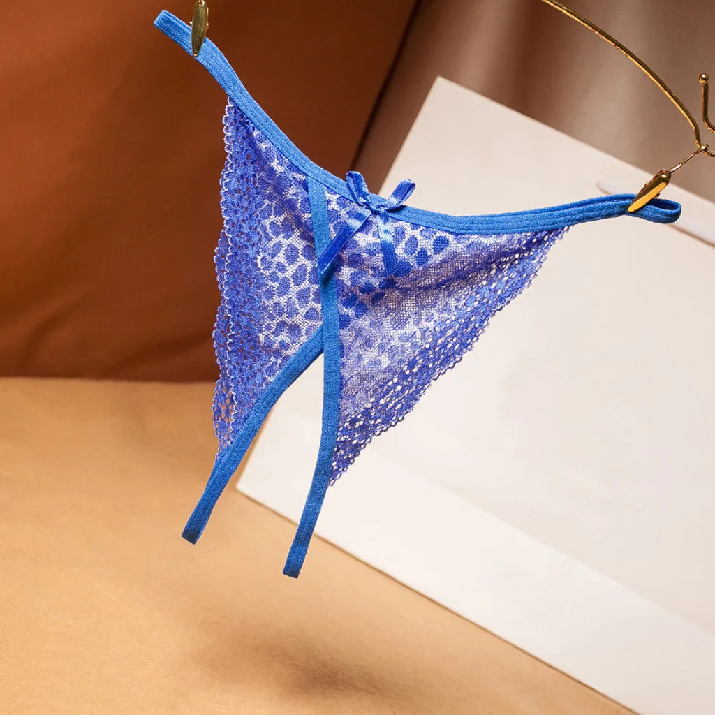 

Sexy Open Crotch Thongs Wome's Panties See Through Porno Lingerie Sexy G-String Underwear Low Waist Temptation Underpant Erotic