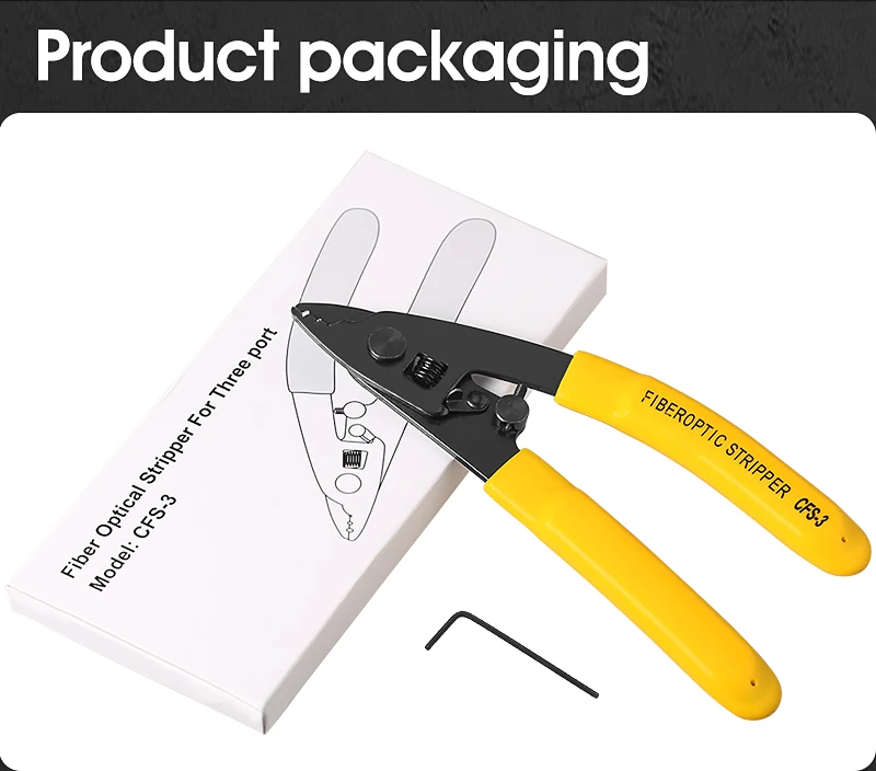 Pince a Denuder Fiber Optique CFS-3 Щипцы для зачистки оптического волокна Трехпортовый