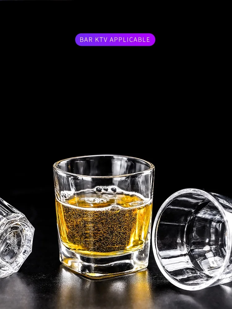 Бокал для вина утолщенное закаленное стекло чашка бар KTV прозрачная анти осенняя