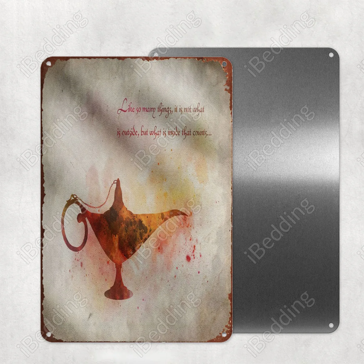 

Aladdin смешанные Медиа 3 металлическая вывеска-плакат домашнее украшение для бара железная живопись персонализированный Паб Клуб промышленн...