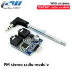 FM-радиомодуль TEA5767, 5 В, для Arduino радио 76-108 МГц, I2C связь с бесплатной кабельной антенной