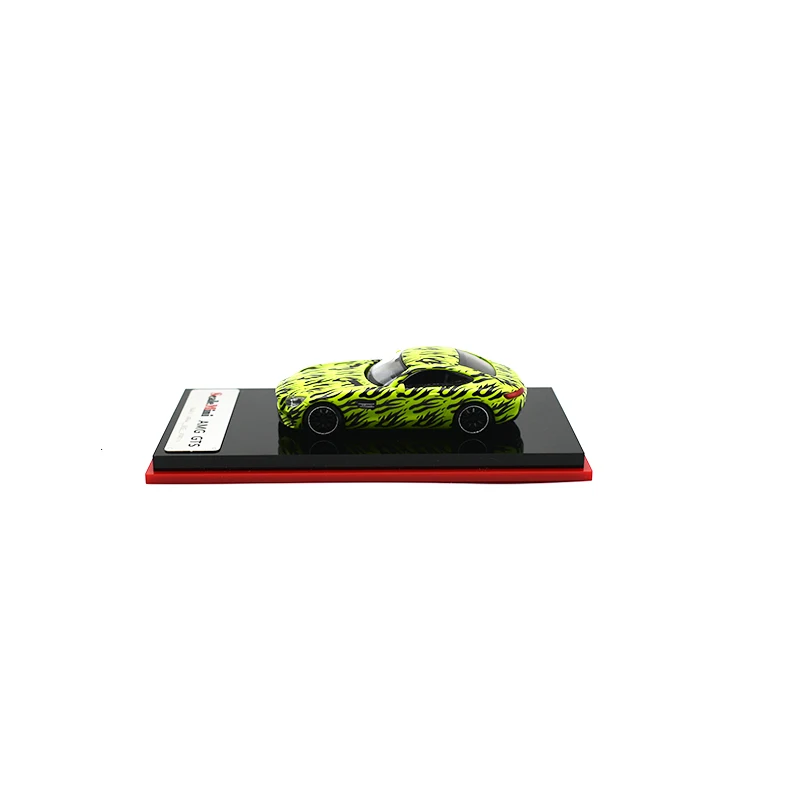 Коллекция AMG GT3 Green ScaleMini 1/64 Смола Супер Спорт литые модели автомобилей Penjing |