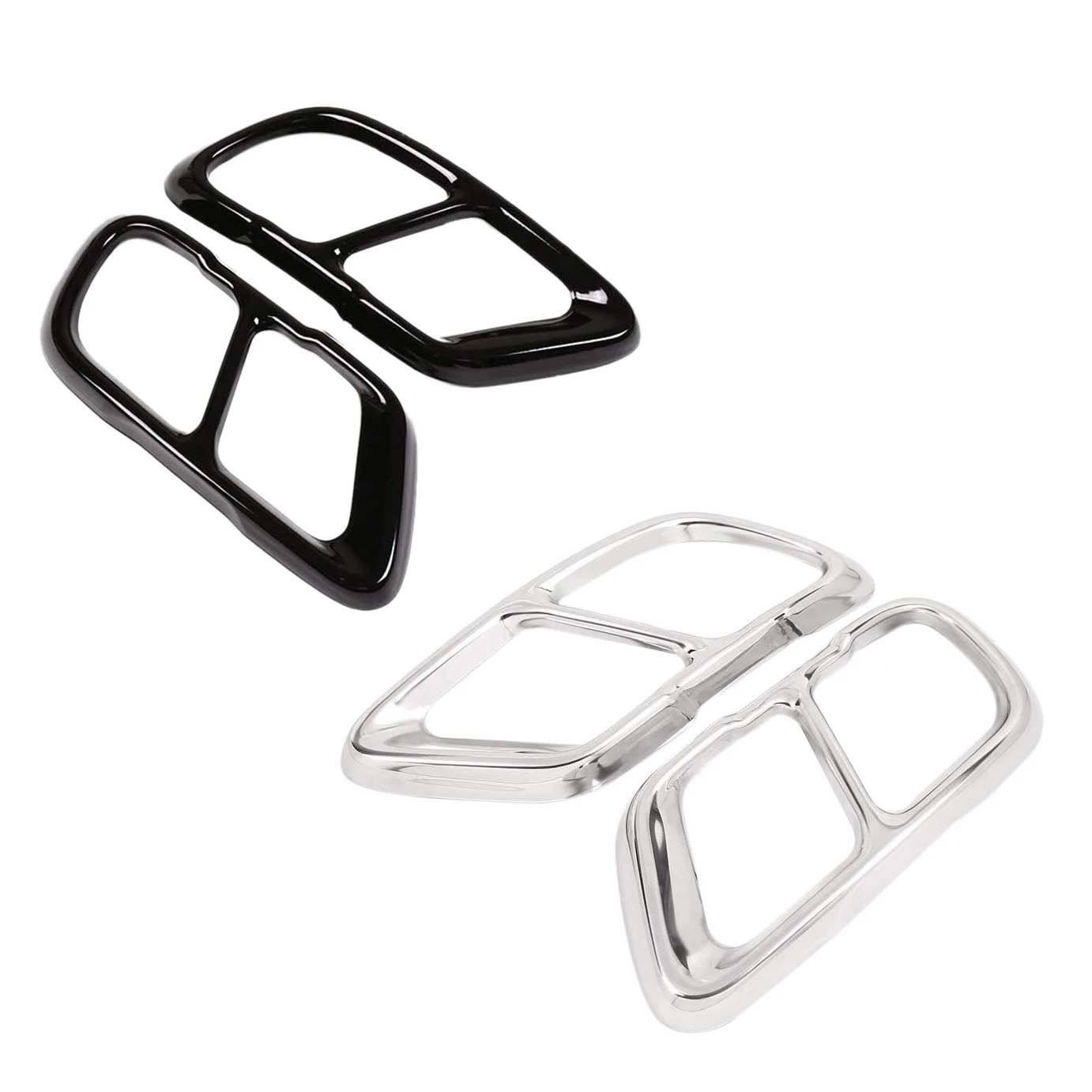 Нержавеющая сталь автомобильный глушитель выхлопной трубы Накладка хвост