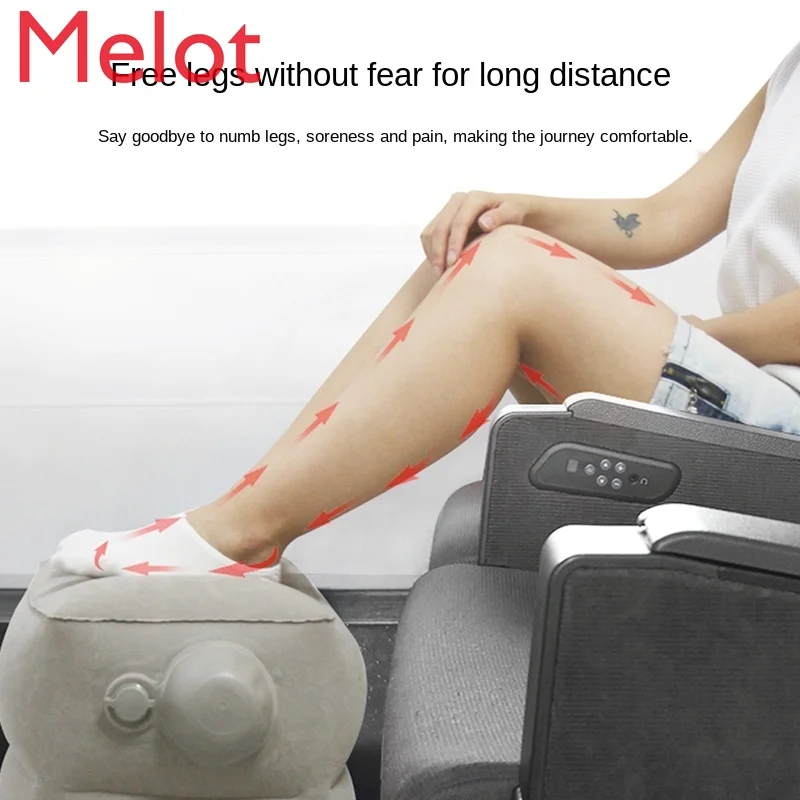 

Inflatable Foot Mat Pillow Aircraft Foot Pedal Portable Press Automatic Long-Distance Office Sleeping Flying Artifact
