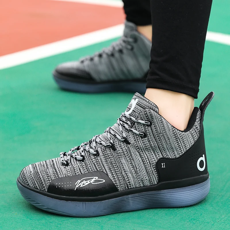 Мужская обувь Jordan для подростков Высокие сетчатые дышащие баскетбольные