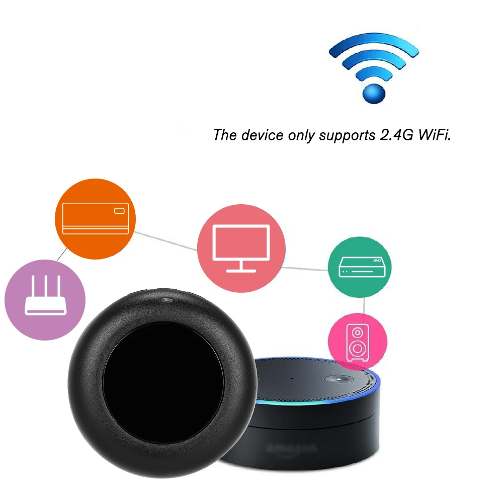 WiFi IR Remote Control Hub Smart Life APP Voice Infrared Controller Compatible with Tuya Alexa Google Home | Электроника