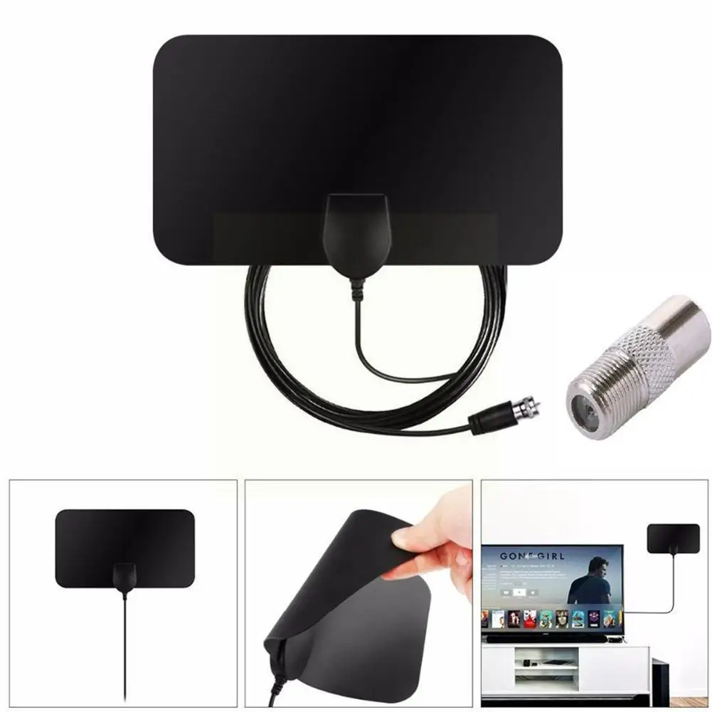 

Новинка 2021, цифровая антенна Hdtv для детской наземной антенны, усилитель на 50 миль, активная Внутренняя антенна U8r6