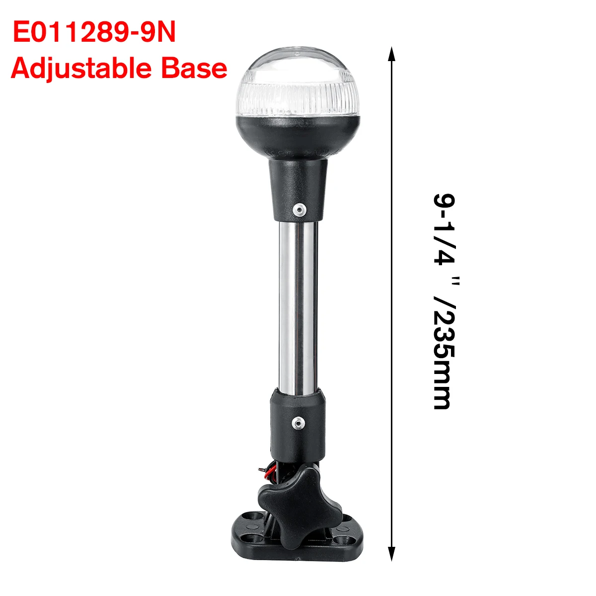E011289 9N 235mm Светодиодный навигационные огни для яхты короче якорь задние габаритные огни 12В 23/39/63 см Pactrade Морской для парусного спорта световой сигнал - Цвет: E011289 9N 235mm