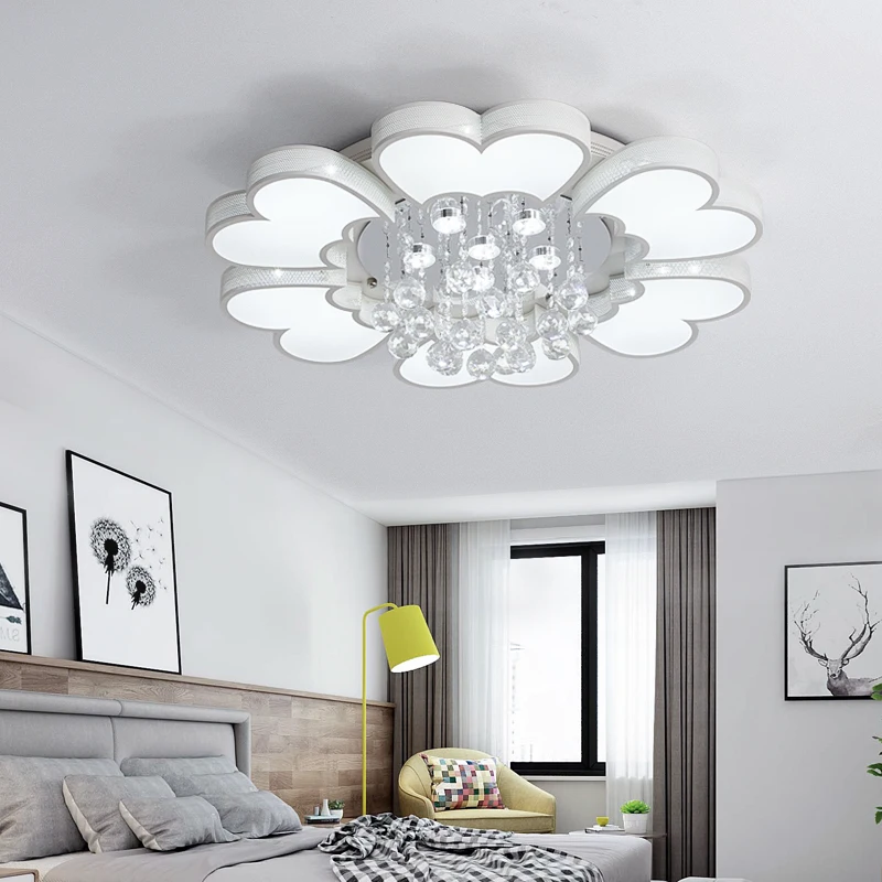 Simple Postmodern Nordic Creative Living Room Lighting LED Main Bedroom Warm Romantic Individual Suction Roof Lamp | Лампы и освещение