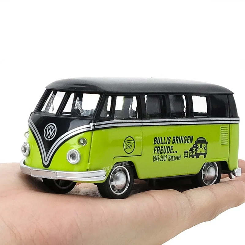 1:36 Ретро VW Bus литая легированная модель коллекция автомобилей подарок для