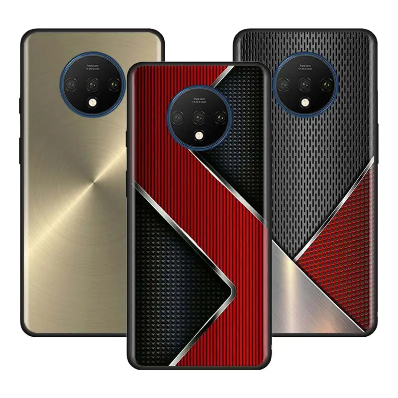 shockproof case for oneplus 8 nord 5g 7 pro 8t z n10 6 6t 7t n100 phone cover soft funda shell coque metallic texture printing free global shipping