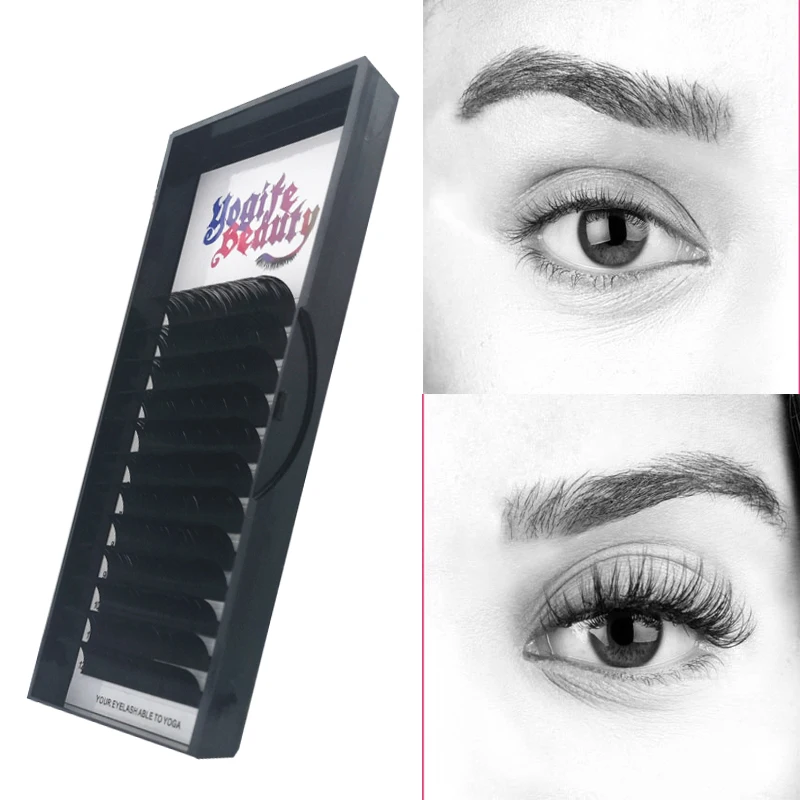 Классические корейские ресницы ручной работы pbt из искусственной норки