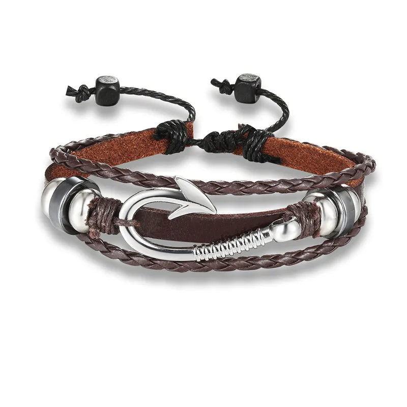 Новинка модный черный браслет CCD с якорем мужской созвездиями в стиле панк