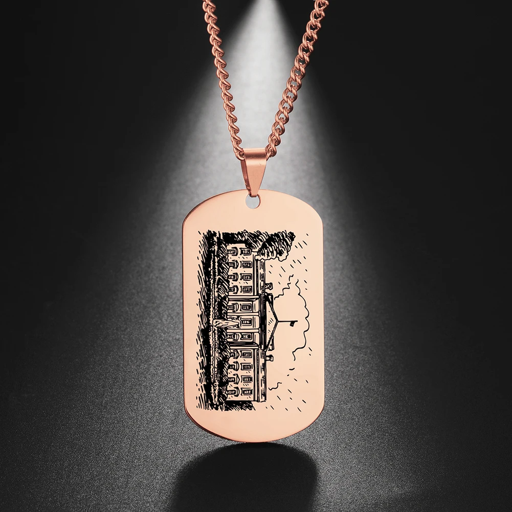 Fishhook Белый дом мощность США Америка голос Розовое золото Цвет Нержавеющая сталь