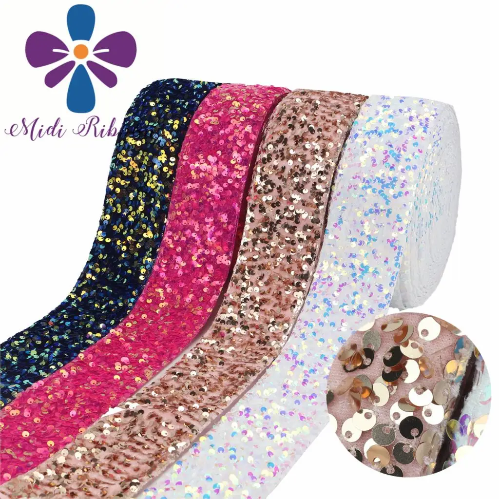 

Бархатная лента с блестками, 3 дюйма, 75 мм, 25 ярдов