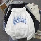 Женская толстовка большого размера в стиле панк, худи в японском стиле, хип-хоп, Харадзюку, Повседневная Свободная Готическая Женская толстовка Ulzzang, Топ с длинным рукавом, одежда