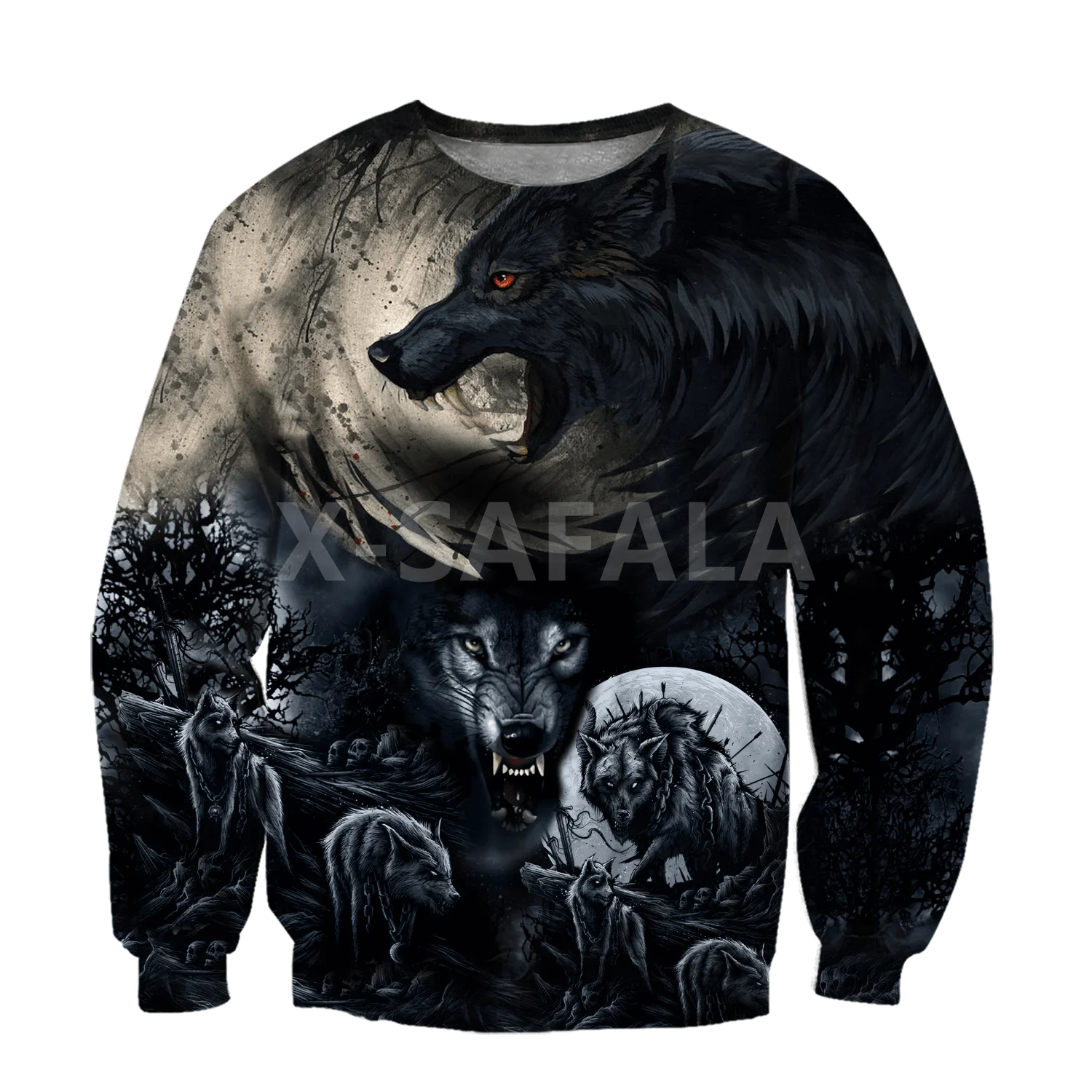 

Mythical Blood Dark Wolf Animal 3D Print Size XS-7XL Hoodie Man Women Harajuku Outwear Zipper Pullover Sweatshirt Casual Unisex