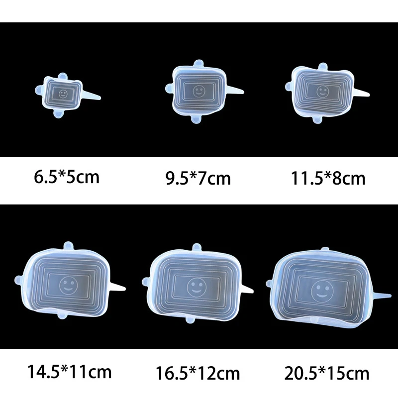 

Food Silicone Cover Universal Silicone Lids For Cookware Bowl Pot Lid Reusable Stretch Lids Wrap Seal Cover Kitchen Accessories