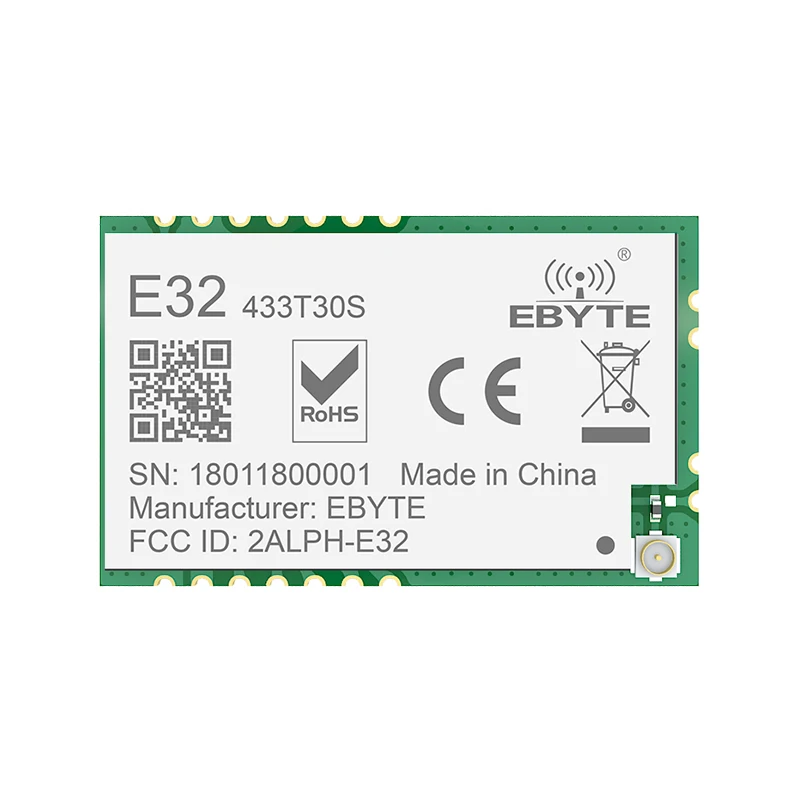 

SX1278 Lora Module UART RF 433MHz 30dBm 8000M Long Range Wireless Transceiver Transmitter Receiver LORA Module Iot E32-433T30S