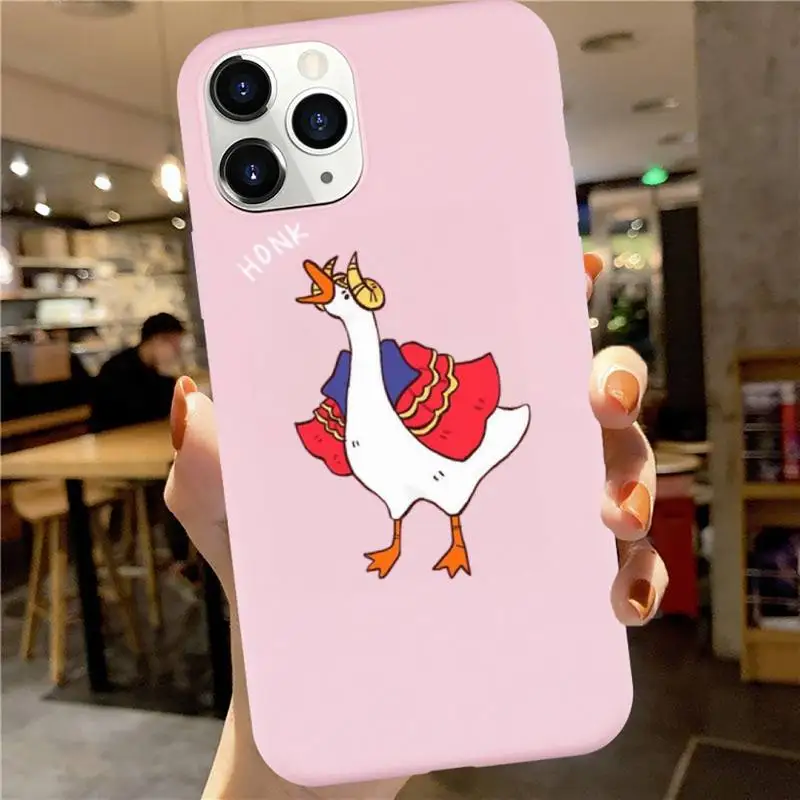 

To Honk or Not To Honk Phone Case Pink Candy Color for iPhone 6 7 8 11 12 s mini pro X XS XR MAX Plus