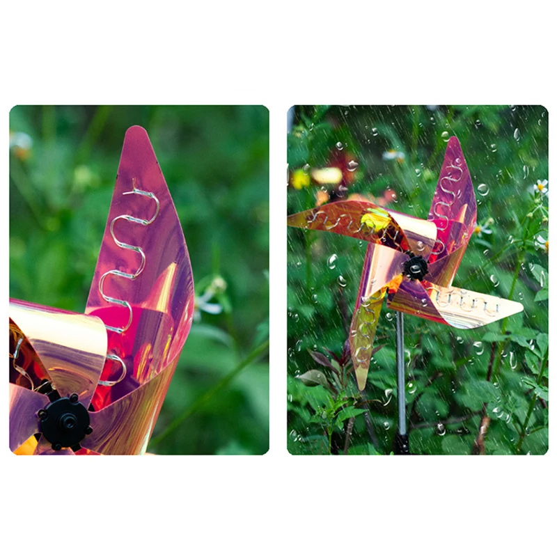 

Whirl Windmill Solar LED Light Landscape Lamp Courtyard Floor Lawn Lamp for Garden Park Street Light Outdoor Decor Colorful