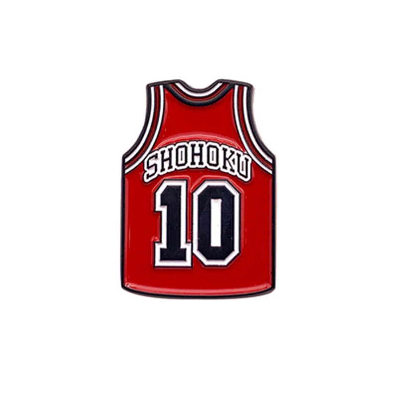 

Anime SLAM DUNK Cosplay Brooch Badge Sakuragi Hanamichi Basketball Medal Pendant Ornaments Adult COS Accessories Props Gift