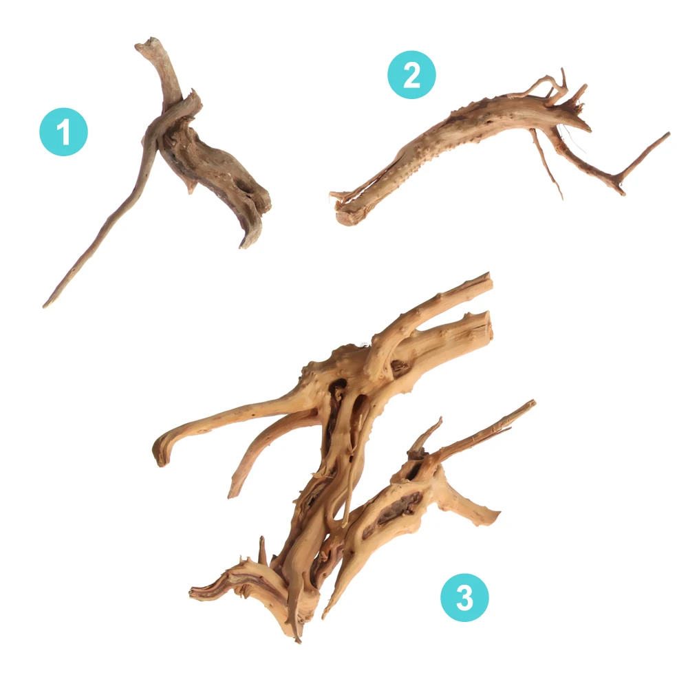 Natural Driftwood Cuckoo Roots Dead-wood Fish Tank Ornament Aquarium Decoration Creative Tree Trunk Micro Landscape Pet Supply | Дом и сад