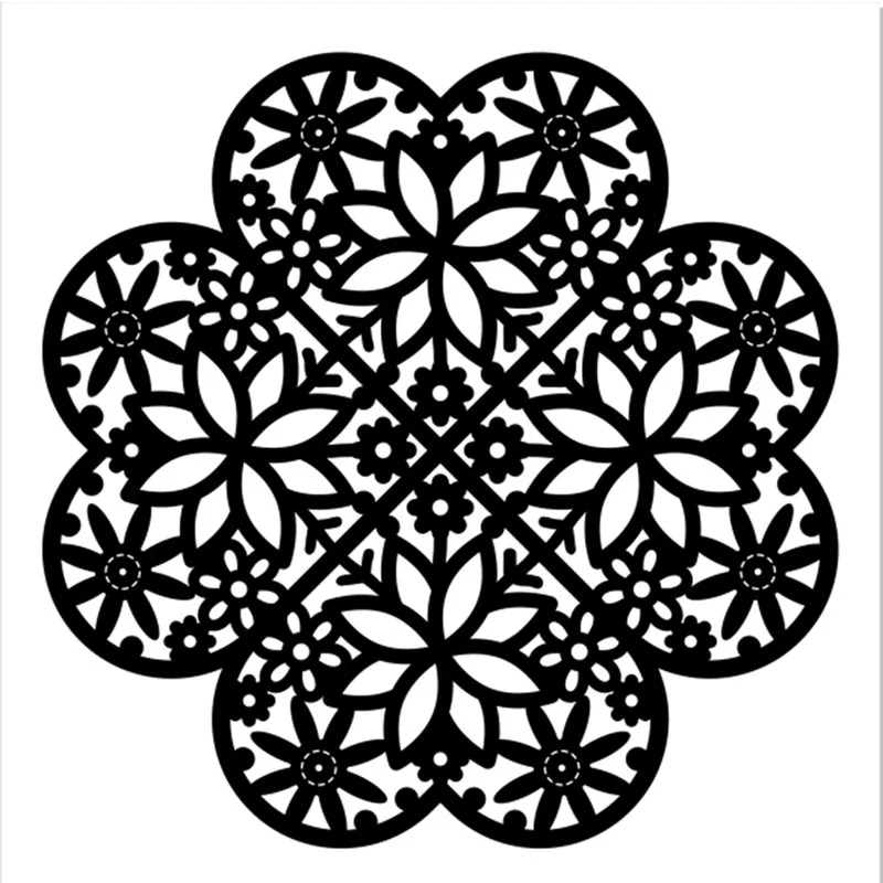 GJCrafts Цветочные Штампы Сердце Металлические Вырубные штампы новые 2019 для