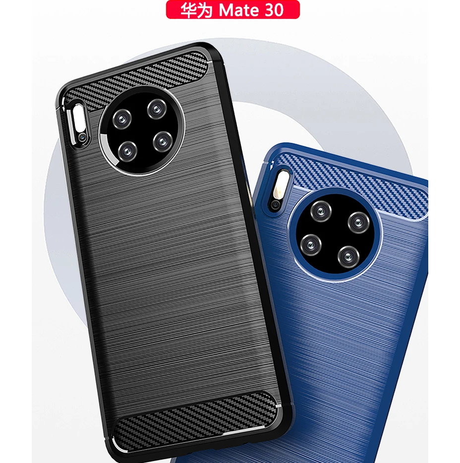 Чехол из углеродного волокна для Huawei Honor Mate 30 View 20 10 V9 Play чехол 20i 10i P Smart Z