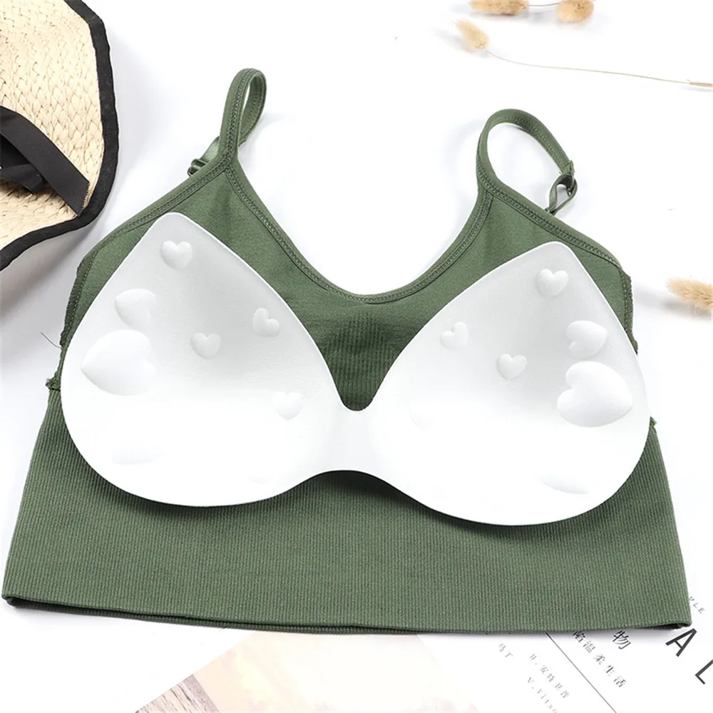 Симпатичный Укороченный бюстгальтер с маргаритками для девушек школьников