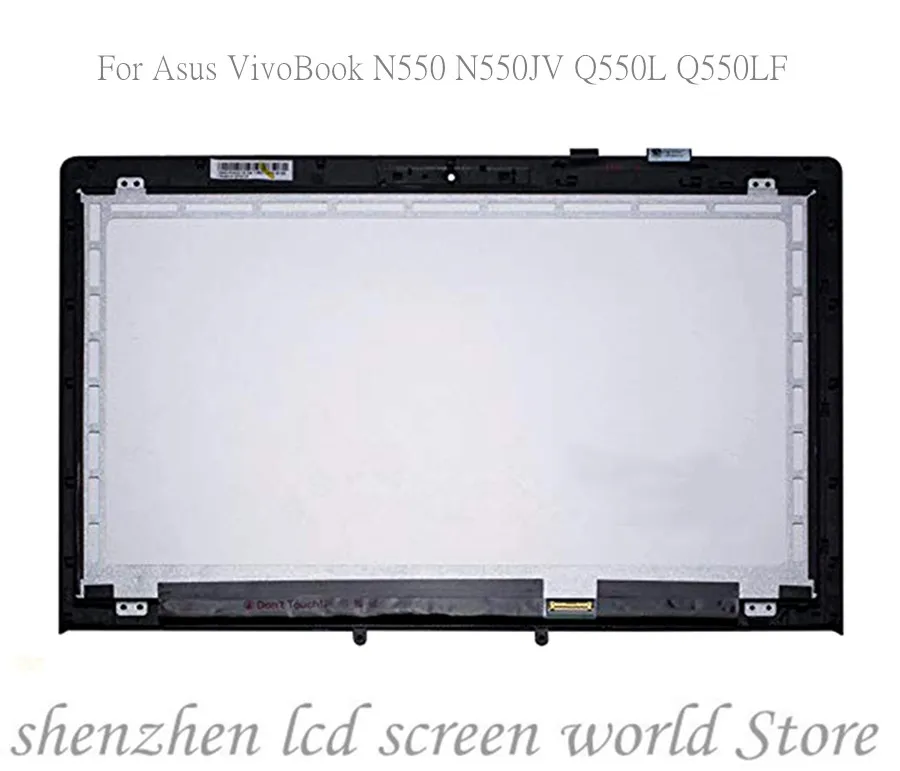 For Asus VivoBook N550JV N550 Q550L Q550LF 13N0 PXA0111 JA DA5357SA LCD Screen Touch Digitizer Glass Assembly Frame|ЖК-экран для