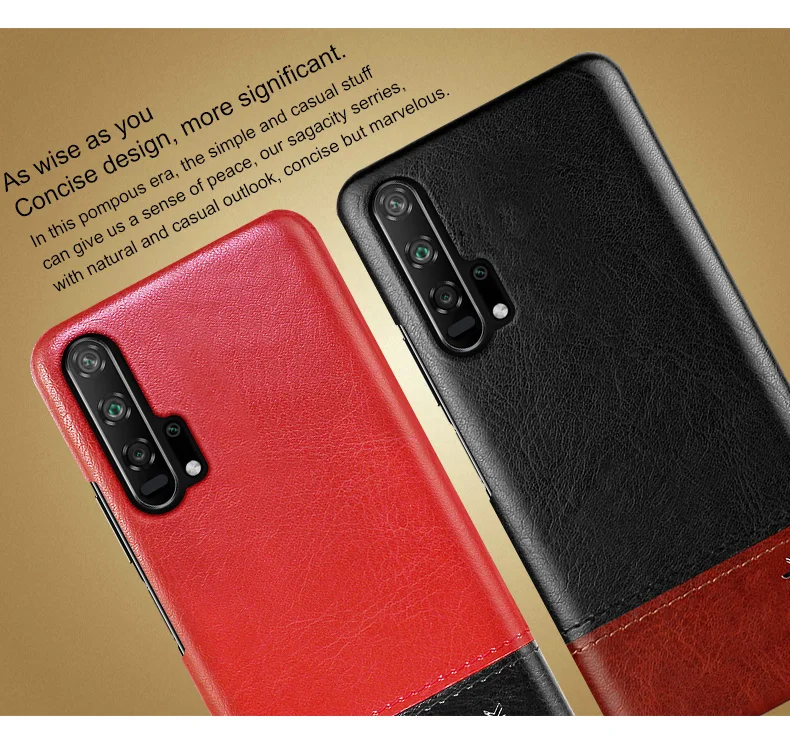 Роскошные Чехлы Imak Ruiyi для huawei Nova 5t Honor20 Honor 20 Pro, тонкий чехол для задней крышки телефона, жесткий чехол для ПУ ПК, облегающие накладки