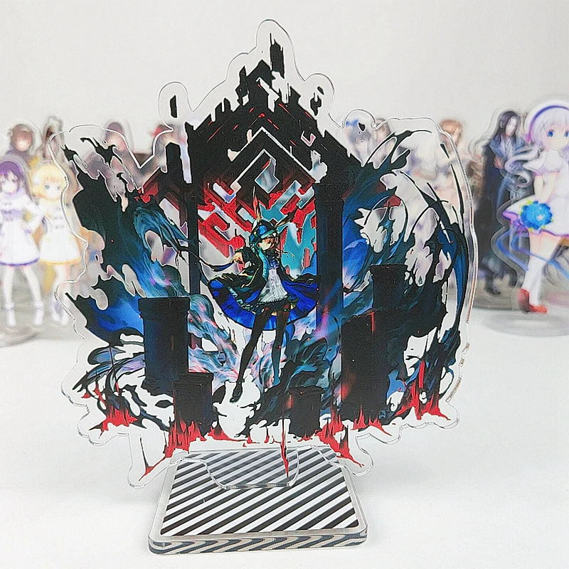 Аниме Arknights a Miya Eyjafjallajokull Angelina Косплей стенд фигурка модель акриловый стол Декор
