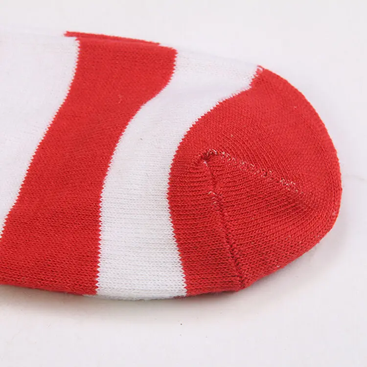 

Meihuida Autumn Winter Women Casual Stripe Soft Comfortable Cotton Rainbow Warm High Over Knee Stockings Korean Style Stocking