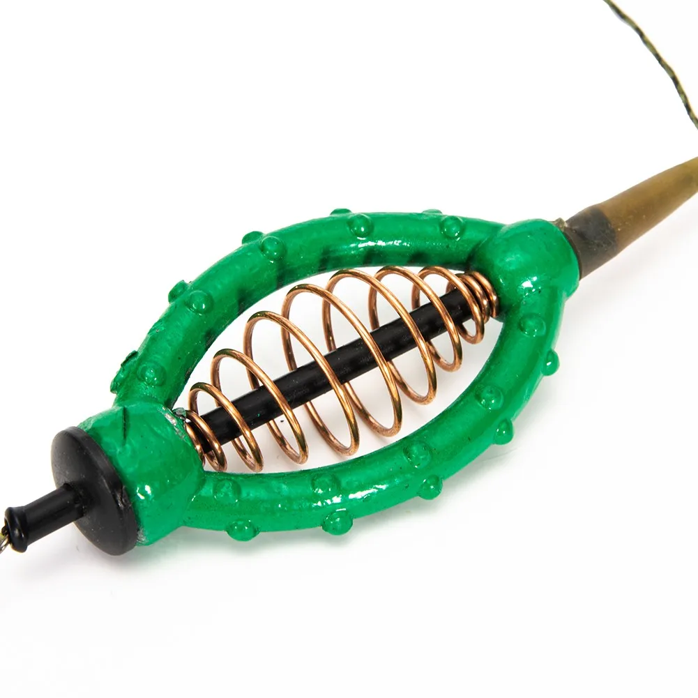 

Carp Fishing Bait Cage Line Group Feeder Sinker String Hook Lure Basket Long Line Nest Spring Anti Tangle Rig Systems Tackle