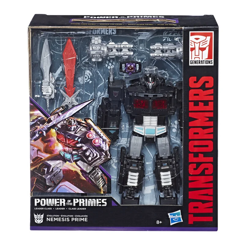 

Hasbro Transformers Power of The Prime Leader Class Nemesis Prime Action Figure Model Collection Toy for Kids Gift