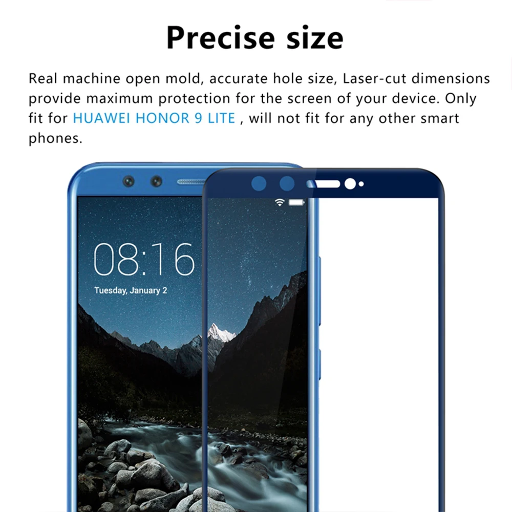2 шт. защитное Защитное стекло для huawei Honor 9 Lite 9lite светильник закаленное Honor9 Honor9Lite