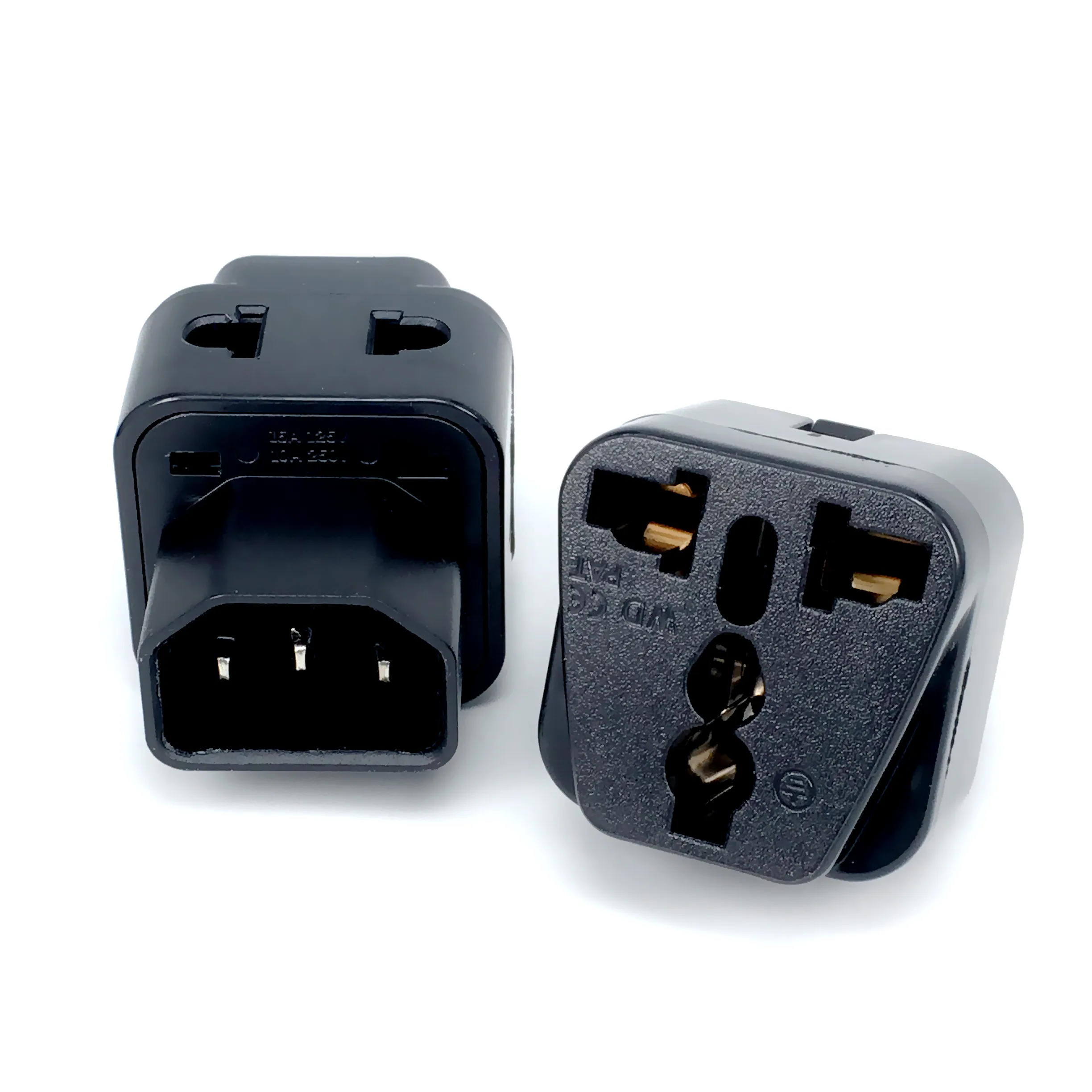 Адаптер питания 2 в 1 IEC 320 C14 папа-C13 мама PDU/UPS C13 Универсальный AU/US/UK/EU специальный