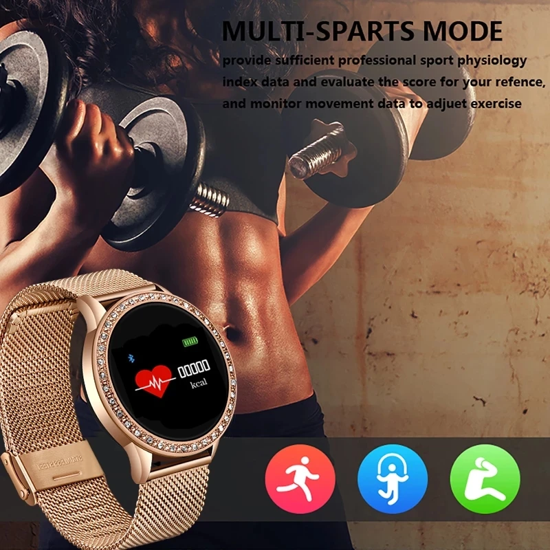 

LIGE Fashion smart watch women men Sport waterproof clock Heart rate sleep monitor For iPhone Call reminder Bluetooth smartwatch
