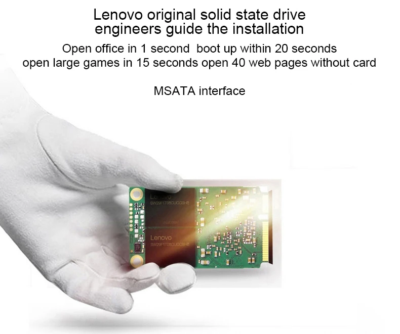 Lenovo X760 MSATA 128G SSD Y470 Y400 Y480 B480 E430 X230 M490 yoga 13X1 T420T 430 S E430 SSD апгрейд компьютера