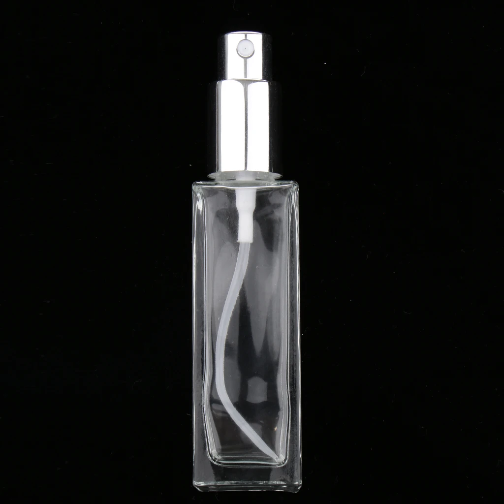 

2x Portable Travel Glass Refillable Perfume Atomizer Bottle Spray Container