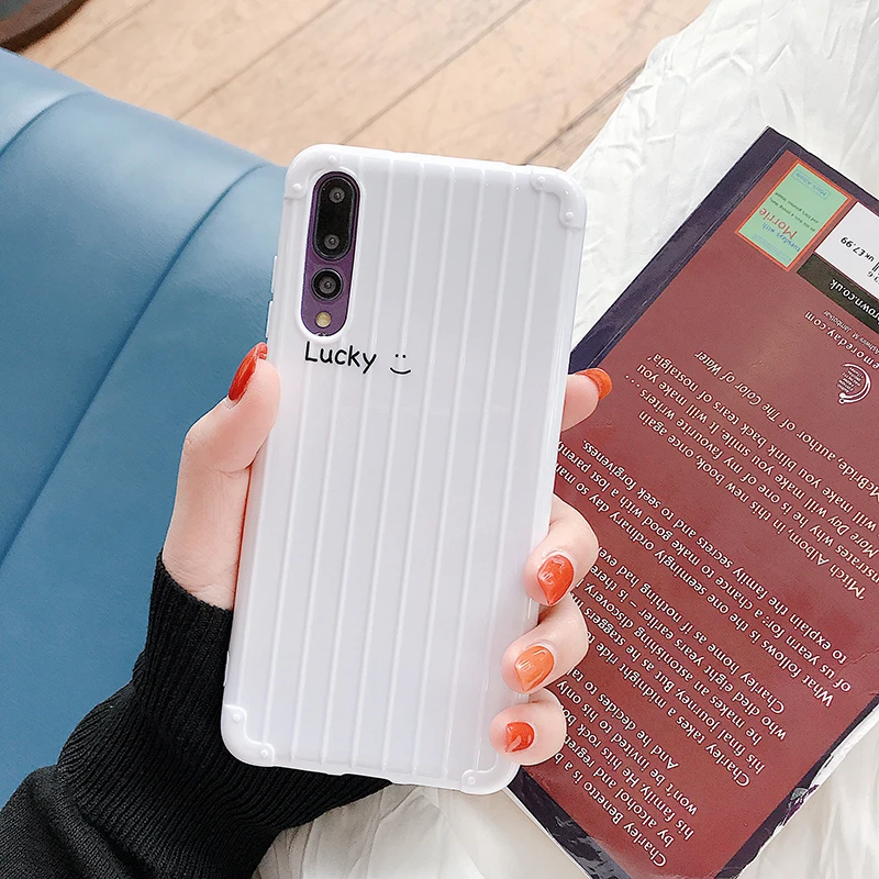 Lucky happy day чехлы для huawei P20 P30Lite Mate20 Pro 3D Полосатый Мягкий чехол из ТПУ для Honor 10 20 Nova 3 4 5Pro 5i задняя крышка fundas