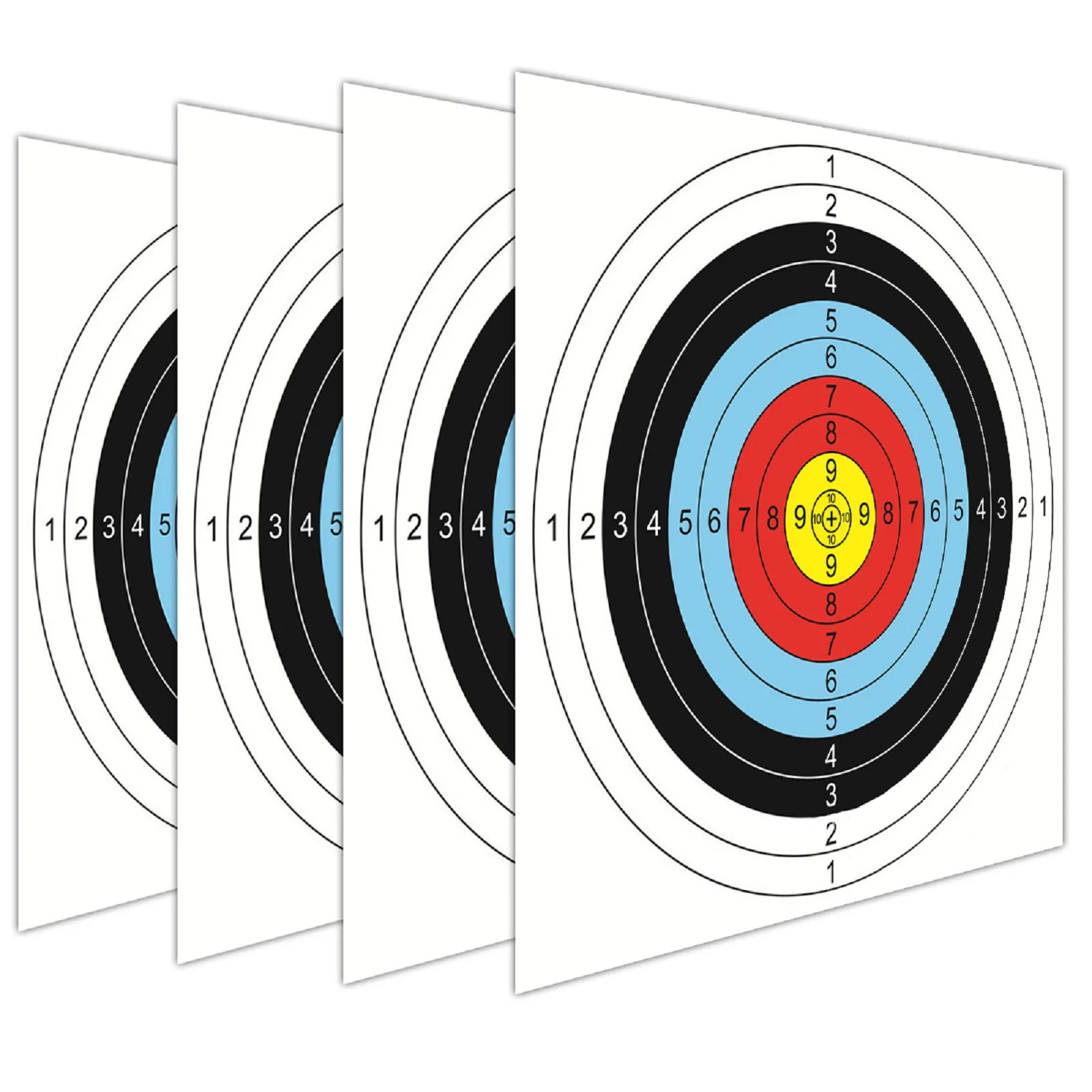 

30pcs 40x40cm Archery Shooting Paper Target Shooting Training Paper Archery Accessories Sports Entertainment