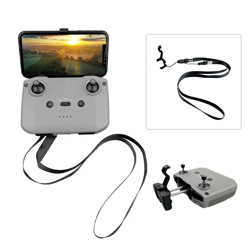 

Пульт дистанционного управления для DJI Mavic Air 2S Drone, зажим для телефона, удлиненный кронштейн, держатель-подставка, ремешок, аксессуары для др...