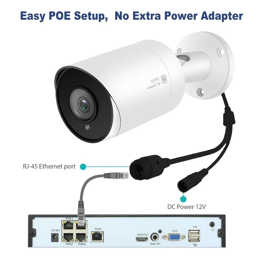 Совместимость Hikvision 5MP IP POE камера наружная H.265 Bullet Камера Безопасности 2,8 мм 30 м ИК ONVIF, SD слот, аудио, FTP, NFS, RTSP
