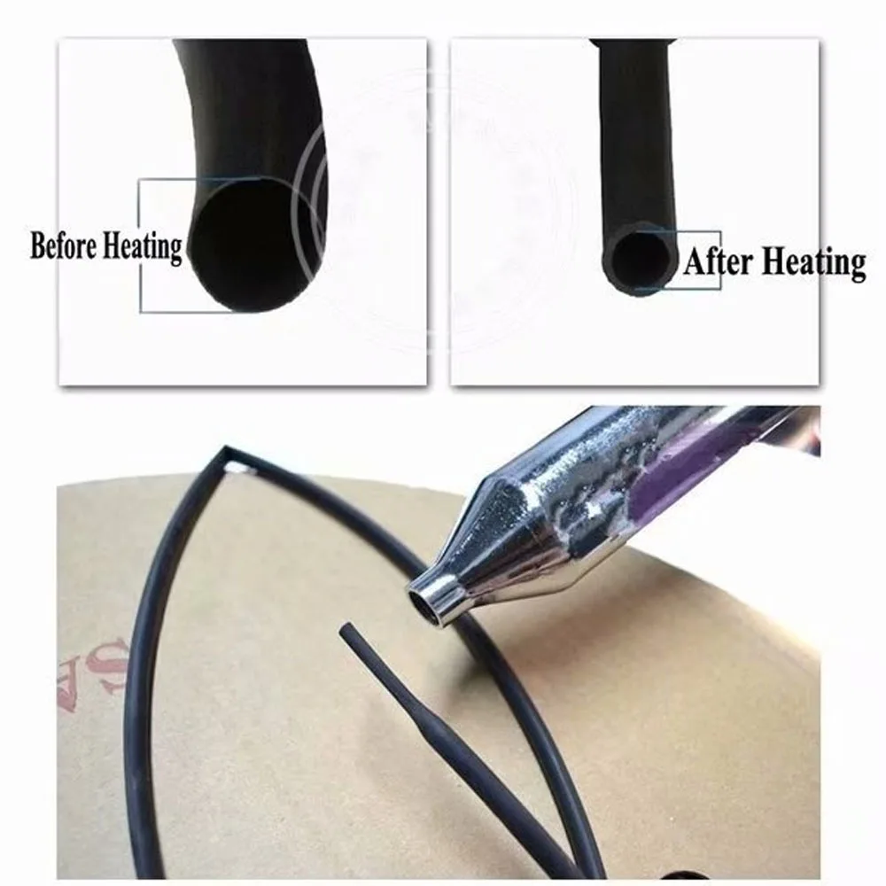 

Color environmental protection heat shrinkable tubing PE heat shrinkable tube insulated heat shrinkable tube set 164 328 530pcs